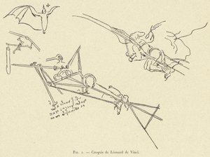 Croquis de Leonardo da Vinci