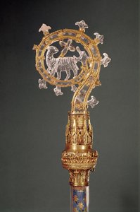 Báculo de la abadesa de Lys, siglos XIII-XV