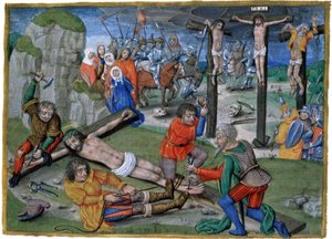 Crucifixión de Jesús de French School
