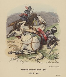 Coracero del ejército de la Liga de French School