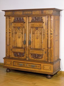 Armario con siete columnas, c. 1665