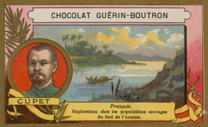 Cupet, explorador francés del siglo XIX de French School