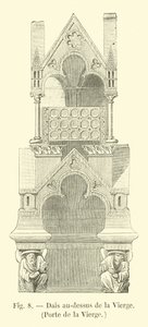 Dosel sobre la Virgen, Puerta de la Virgen