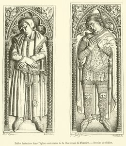 Lápidas funerarias en la iglesia subterránea de la Cartuja de Florencia