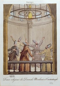 Danza de los Derviches Mewlewis en Constantinopla, 1811