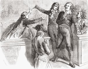 Danton y Desmoulins se defienden ante la Convención, 30 de marzo de 1794, de 