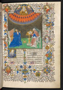 David y el Señor, Breviario de Juan el Temerario, Add. 35311, f.8r de French School