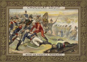 Muerte del General Desaix en la Batalla de Marengo, 1800 de French School