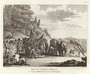 Muerte del General François Séverin Marceau-Desgraviers de French School