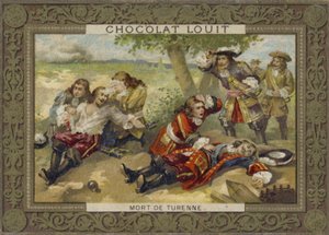 Muerte del Mariscal Turenne en la Batalla de Salzbach, 27 de julio de 1675 de French School