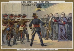 Muerte de Monseñor Darboy, Arzobispo de París, 1871 de French School