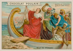 Muerte de Pompeyo (106-48 a.C.) de French School