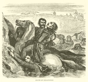 Muerte de Poniatowski de French School
