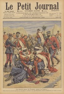 Muerte de un soldado colonial francés de French School