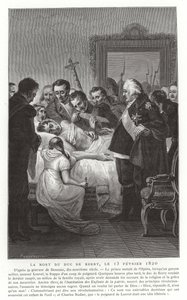 Muerte del duque de Berry, 13 de febrero de 1820 de French School