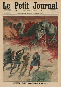 Muerte al monstruo, ilustración de portada de 
