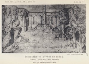 Decoración de Píramo y Tisbe de French School