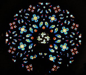 Ventana decorativa de French School