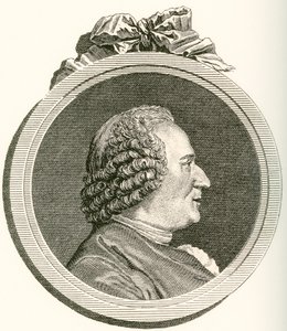 Denis Diderot, 1713-1784. Filósofo, crítico de arte y escritor francés. De Les Heures Libres publicado en 1908 de French School