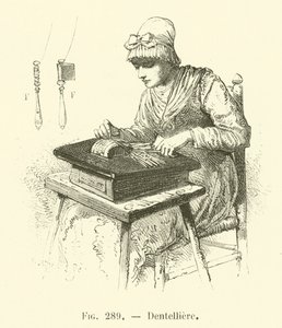 Encajera (grabado) de French School