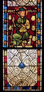 San Santiago: grisalla de la Chapelle du Chateau, Rouen? de French School