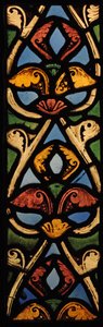 Panel de borde (ex St Denis 1140-44?) de French School