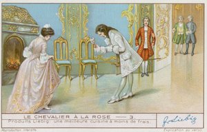 El caballero de la rosa de French School
