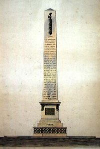 Diseño para un Monumento Neoclásico a la 