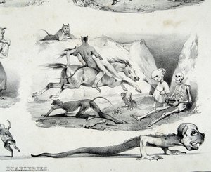 Diablerías (imágenes del diablo) - por Le Poitevin de French School
