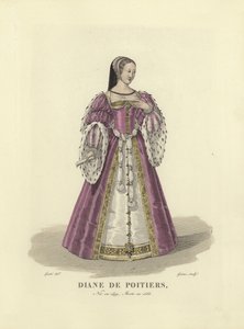 Diana de Poitiers, favorita del rey Enrique II de Francia