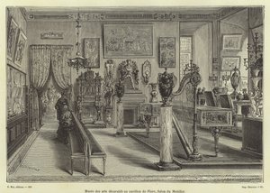 Exposición de muebles de sala, Pavillon de Flore, Palacio del Louvre, París de French School