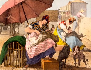 Peluqueros de Perros, 1820 de French School