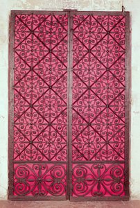 Puerta del coro de la Catedral de Rouen de French School