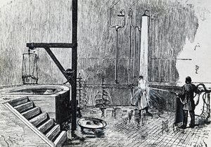 Establecimiento de hidroterapia del Dr. Duval en el barrio de Chaillot, París de French School