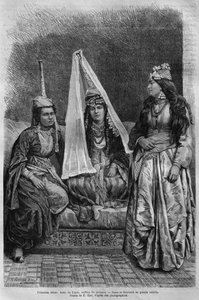 Princesa drusa, de La Syrie daujourdhui. Voyages dans la Phenicie, le Liban et la Judee. 1875-1880 de Louis Charles Emile Lortet, 1884 de French School