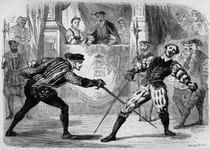 Duelo entre François de Vivonne de la Chataigneraie y Guy de Chabot, barón de Jarnac, Saint Germain en Laye, Francia 10 de julio