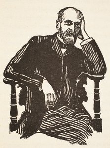 Durkheim, ilustración de Histoire de la Nation Francaise, Ciencias, Volúmenes I y II, por Gabriel Hanotaux (1853-1944), 1924 de French School