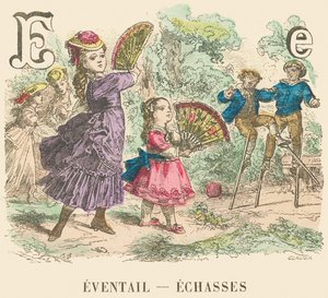 E: Abanico — Zancos de French School