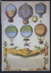 Primeros ascensos en globo franceses de French School