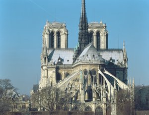 Extremo este de Notre Dame, 1163-1345 de French School