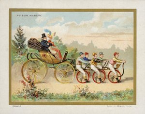 Carruaje vintage excéntrico de French School