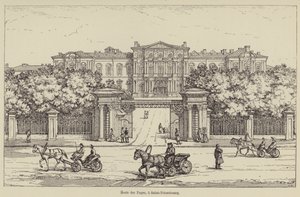 Escuela de Pajes, San Petersburgo (grabado) de French School