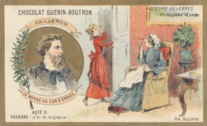 Edouard Pailleron (1834-1899) dramaturgo, poeta y periodista francés, autor de “Le monde où l