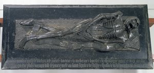 Efigie de Guillaume Lefranchois (m.1446) conocido como Potier, Doctor y Canónigo de Bethune, 1446 de French School