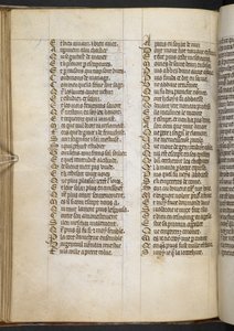 Egerton MS 881 f.65v, Guillaume de Lorris y Jean de Meun, Roman de la Rose (vitela) de French School