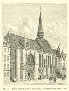 Iglesia Sainte-Geneviève des Ardents, rue Neuve-Notre-Dame, 1704 de French School