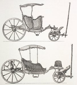 Carruajes franceses del siglo XVIII, 1875 de French School