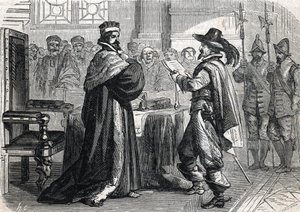 Octava Guerra de Religión, Día de las Barricadas - (grabado) 1864 de French School