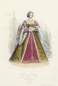 Leonor de Austria, segunda esposa de Francisco I de Francia de French School