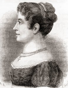 Élisa Garnerin, de "Les Merveilles de la Science", publicado hacia 1870 (litografía) de French School